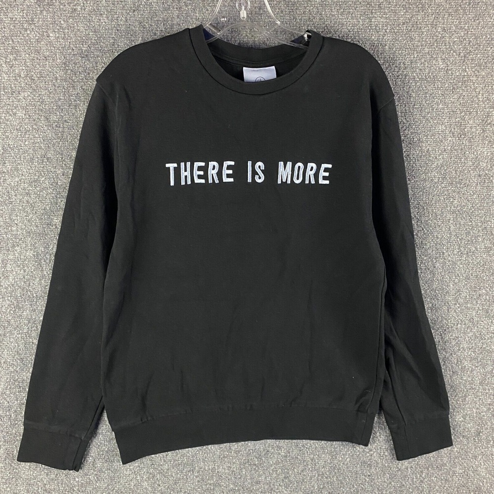 Hillsong Shirt Men's Small Long Sleeve Black Crew Neck‎ Cotton Blend Casual